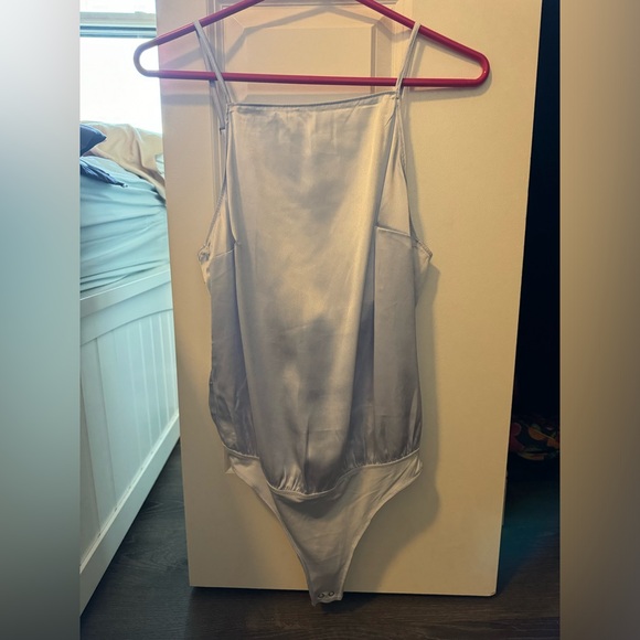 Abercombie light blue backless bodysuit - Picture 1 of 3